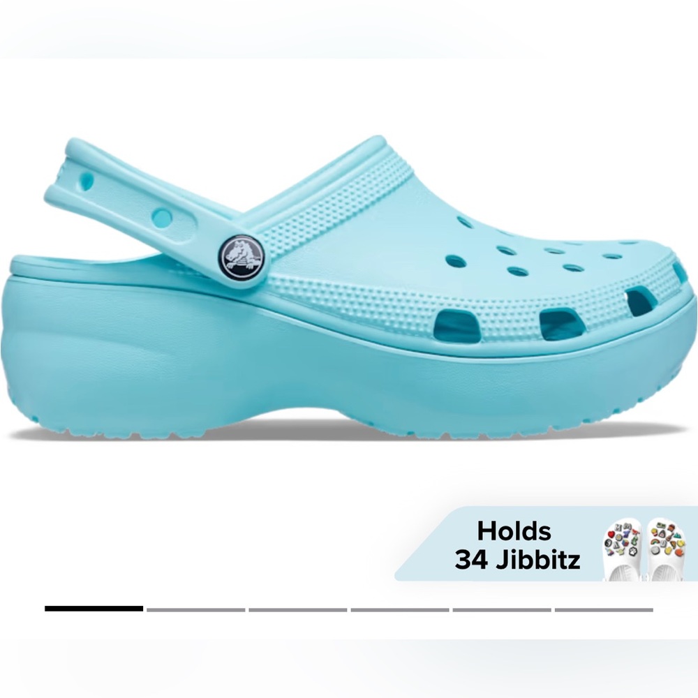 NWT classic platform croc crocs size 7.5 8